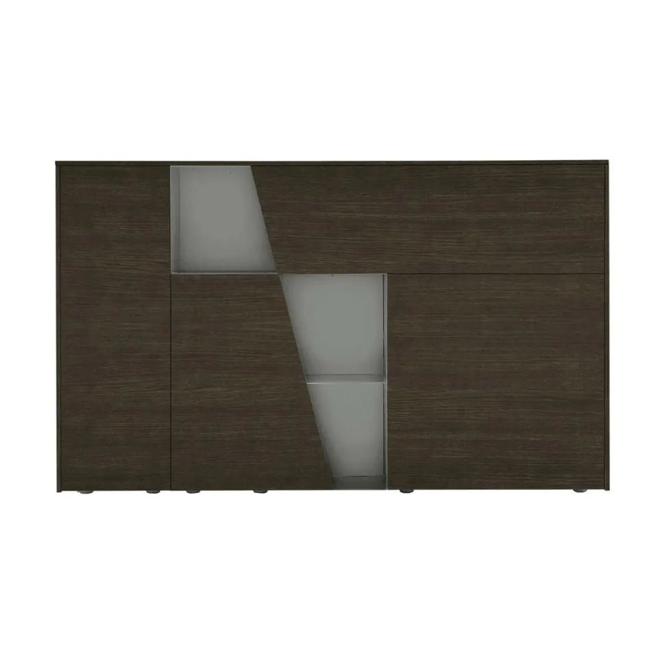 Credenza 4 ante Diagonal linea Nais disponibile in vari colori
