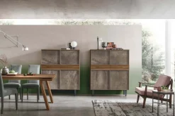 Credenza 4 ante e 2 cassetti Astra disponibile in vari colori