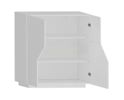 Credenza 2 ante linea Galassia in finitura Bianco Lucido con serigrafia