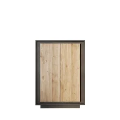 Credenza 2 ante linea Natural in finitura Lava e Rovere Cadiz