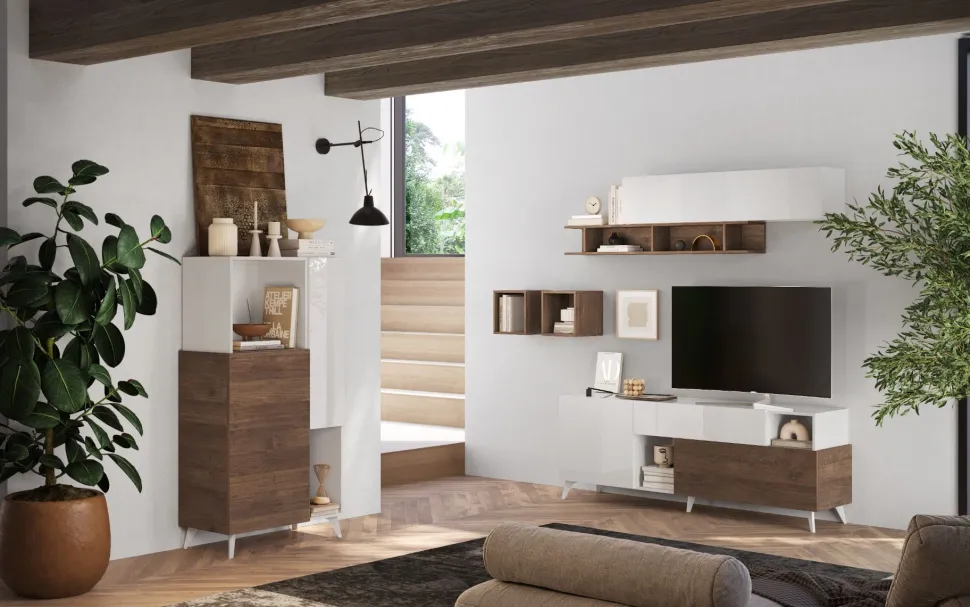 Credenza 2 ante linea Odessa disponibile in 4 colori