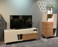 Credenza 2 ante linea Odessa disponibile in 4 colori