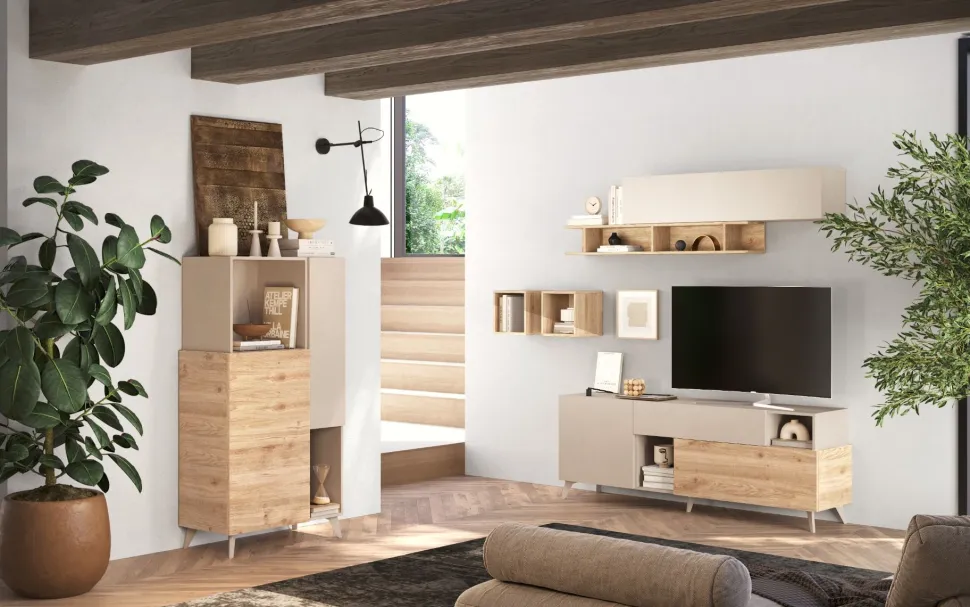 Credenza 2 ante linea Odessa disponibile in 4 colori