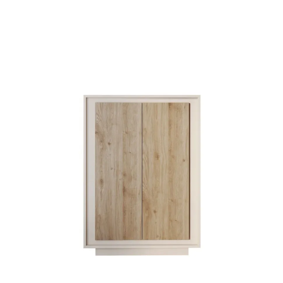 Credenza moderna Cashmere e Rovere Cadiz 2 ante battenti linea Eos
