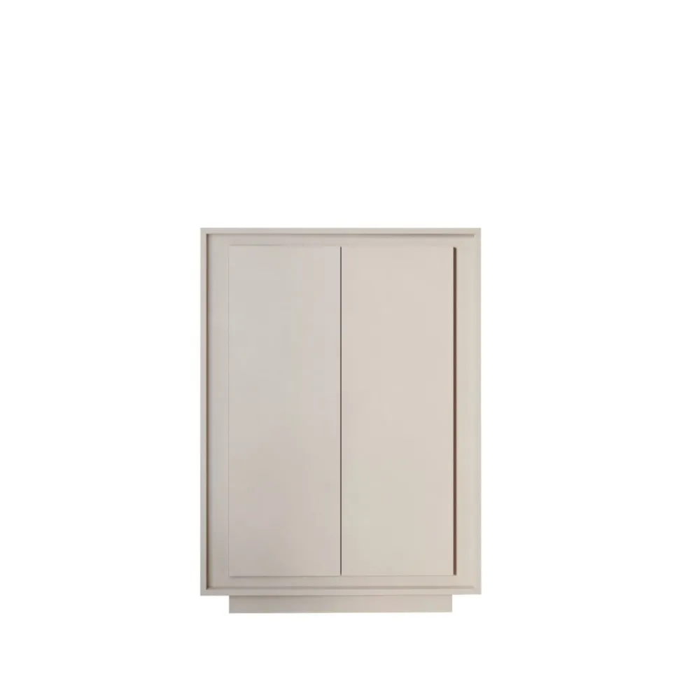 Credenza moderna finitura grigio Cashmere 2 ante battenti linea Eos