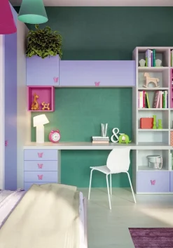 Cubo sospeso con un anta battente linea Colorfull disponibile in tre misure e vari colori