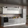 Cucina economica moderna Kaya lineare 360cm