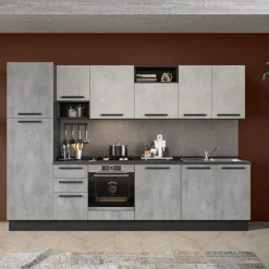 Cucina economica Palio lineare 315cm
