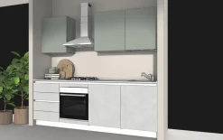 Cucina Lineare 240cm moderna
