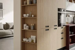 Cucina Lineare moderna Matis Open modulare