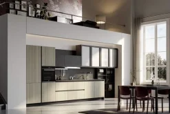 Cucina Lineare moderna Oceano Frame modulare