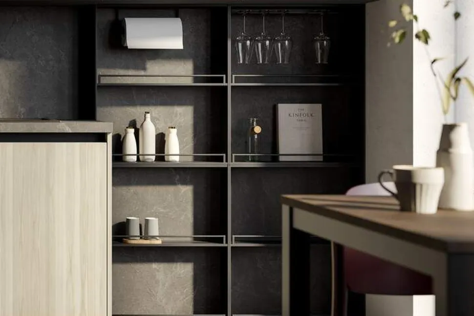 Cucina Lineare moderna Oceano Frame modulare