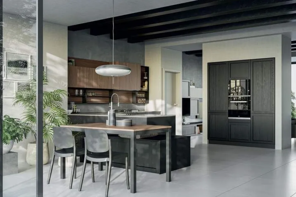 Cucina Moderna Angolare Natural Jey modulare