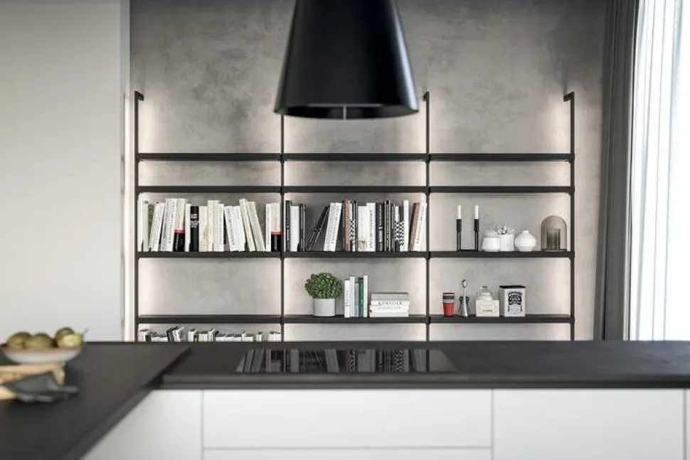 Cucina Moderna angolare Paul Open modulare