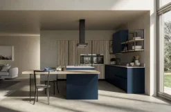 Cucina moderna con isola Alessia Open modulare