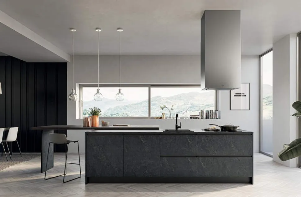 Cucina Moderna Kyra Swing ad Isola personalizzabile