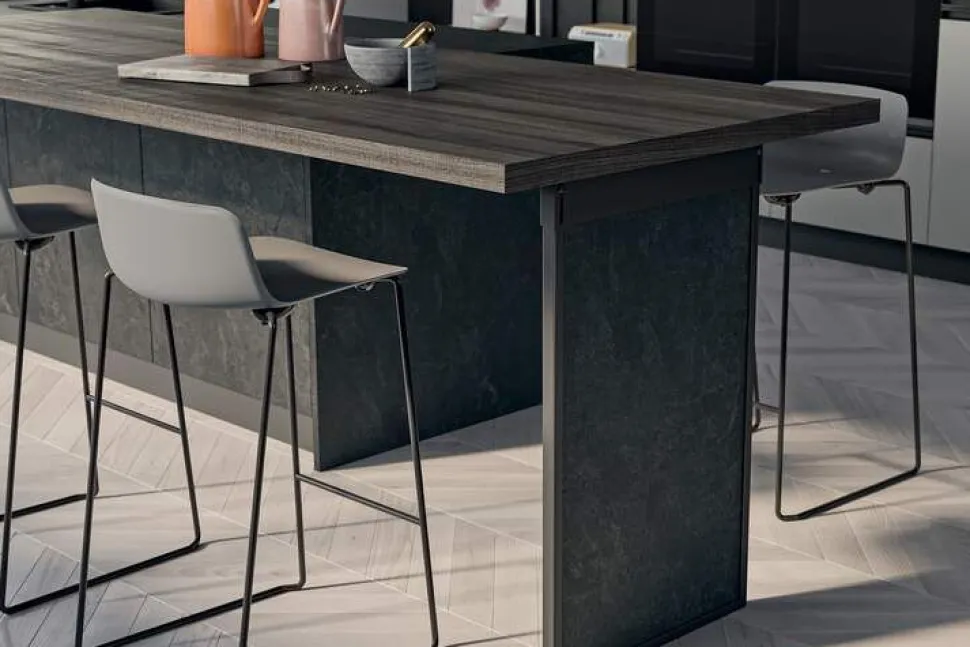 Cucina Moderna Kyra Swing ad Isola personalizzabile