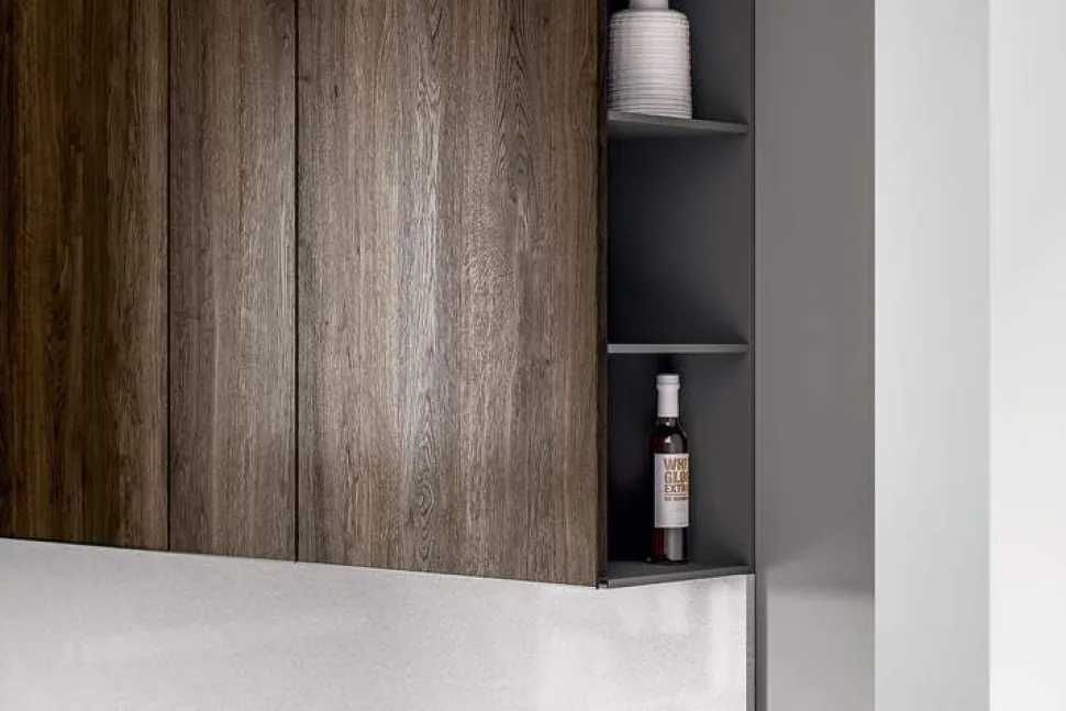 Cucina Moderna Rewind Like con isola personalizzata