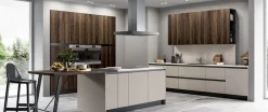 Cucina Moderna Rewind Like con isola personalizzata
