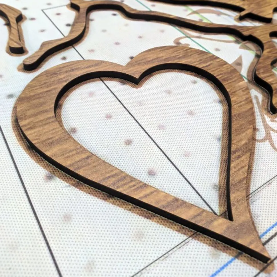 Decorazione in legno LOVE 2 metri comb.6