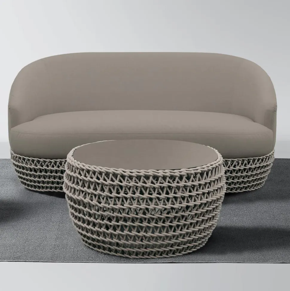 Divanetto 2 posti da esterno Couch disponibile in 2 colori