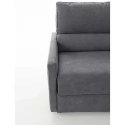 Divano CLIZIA trasformabile con materasso disponibile in diversi tessuti