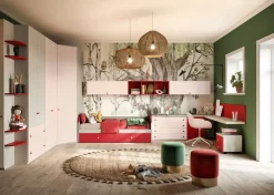 Divano letto ad estrazione Giorgio linea Colorfull disponibile in vari colori