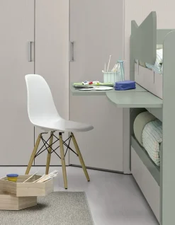 Divano letto 3 posti con scrittoi estraibili disponibile in 26 colorazioni