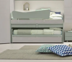 Divano letto 3 posti con scrittoi estraibili disponibile in 26 colorazioni