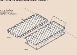 Divano Letto Sebastian linea Airone
