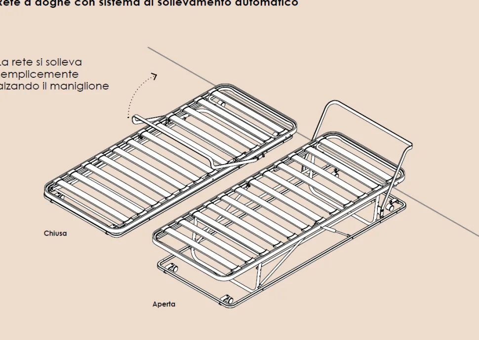 Divano Letto Sebastian linea Airone