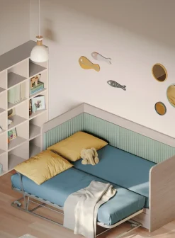 Divano Letto singolo con doppia rete linea Airone disponibile in vari colori