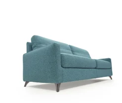 Divano LOREDANA componibile imbottito disponibile in diversi tessuti e colori