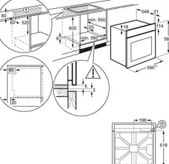 Forno ad incasso Electrolux KODGS20TX