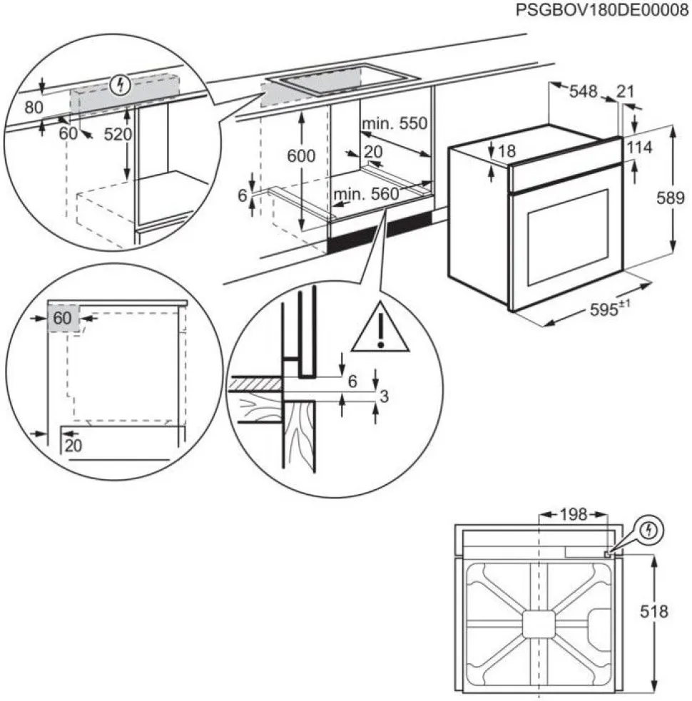 Forno ad incasso Electrolux KOIGH00K