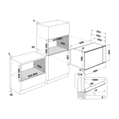 Forno ad incasso Hotpoint MS3744IXHA