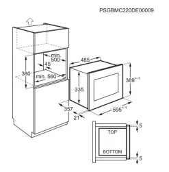 Forno a microonde ad incasso Electrolux MO326GXE