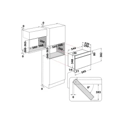 Forno a Microonde ad incasso Whirlpool AMW442/IX