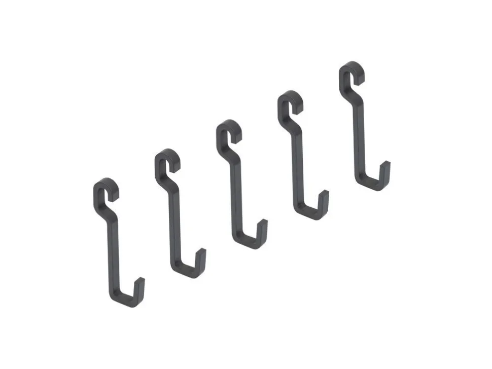 Ganci da parete per un profilo in alluminio Titane per appendere gli accessori da cucina