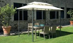Gazebo in ferro Antracite montaggio rapido senza Viti 2 Misure