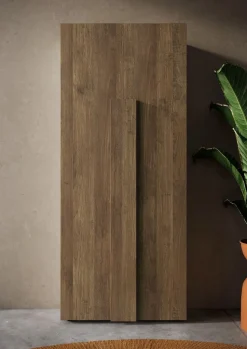 Guardaroba due ante linea Sax in finitura Rovere Mercure