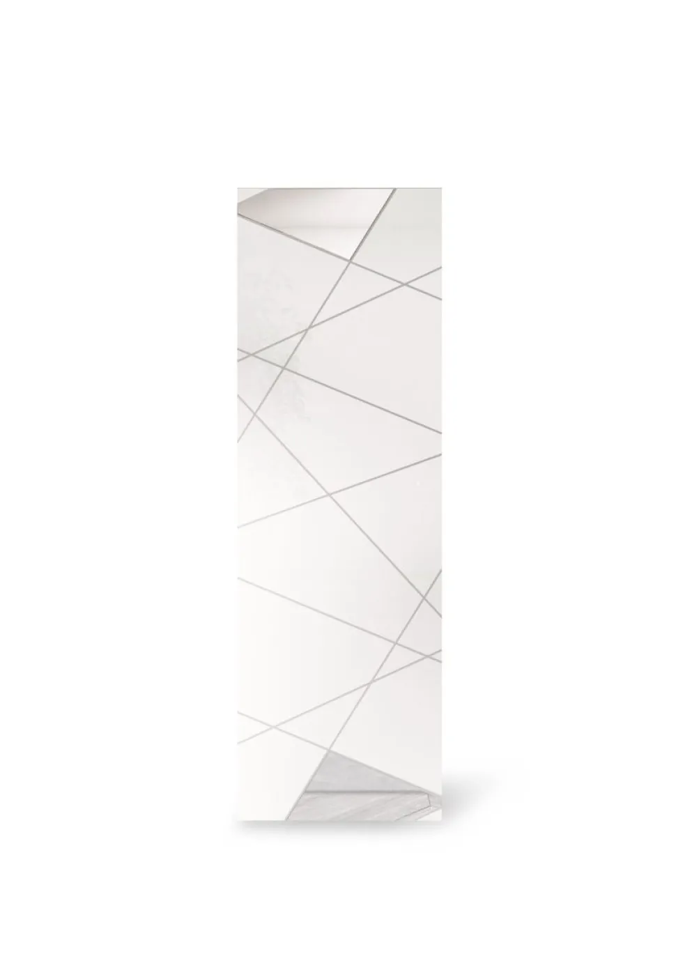 Guardaroba un anta battente linea Gamma in finitura Bianco Lucido