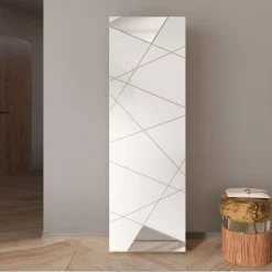 Guardaroba un anta battente linea Gamma in finitura Bianco Lucido
