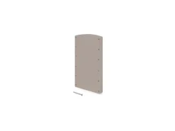 Inserti laterali per appendiabiti per armadio Hang, Tecnoplastica, Verniciato in 4 colori