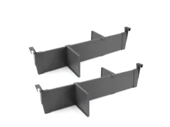 Kit di accessori divisori per interno cassetti Vertex-Concept, larghezza 900 mm, Alluminio e Tecnoplastica, Grigio antracite o Bianco