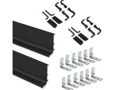 Kit di 2 profili a Gola superiori per mobili da cucina disponibili in 3 colori