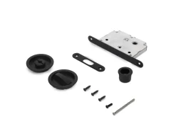 Kit di serrature con catenaccio per porte scorrevoli diametro 57 mm in Acciaio