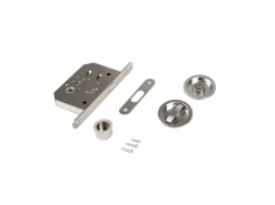 Kit di serrature con catenaccio per porte scorrevoli diametro 57 mm in Acciaio