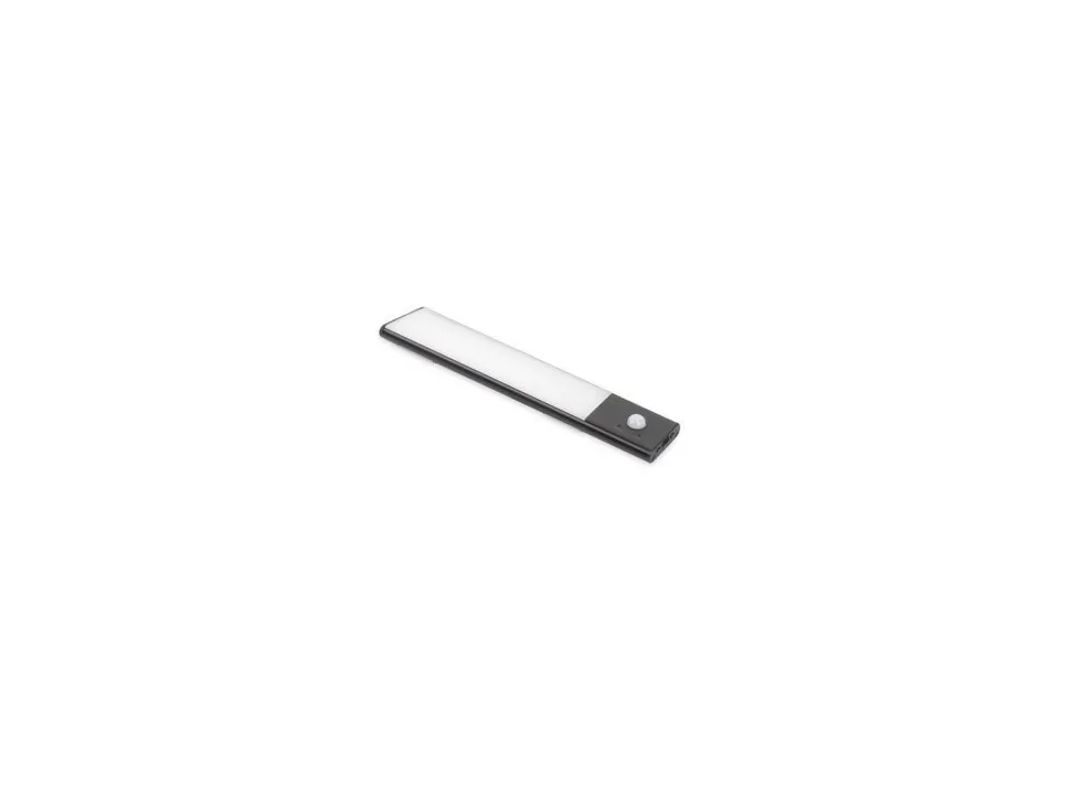 Lampada LED ricaricabile con USB Kaus Black con sensore di movimento disponibile in 3 misure