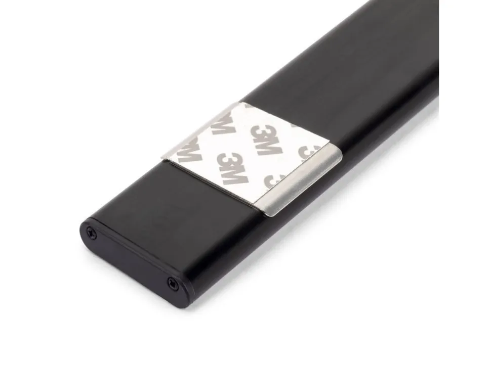 Lampada LED ricaricabile con USB Kaus Black con sensore di movimento disponibile in 3 misure